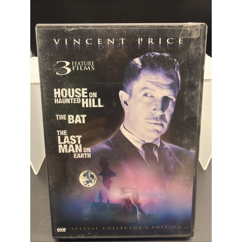The House on Haunted Hill/The Bat/The Last Man on Earth